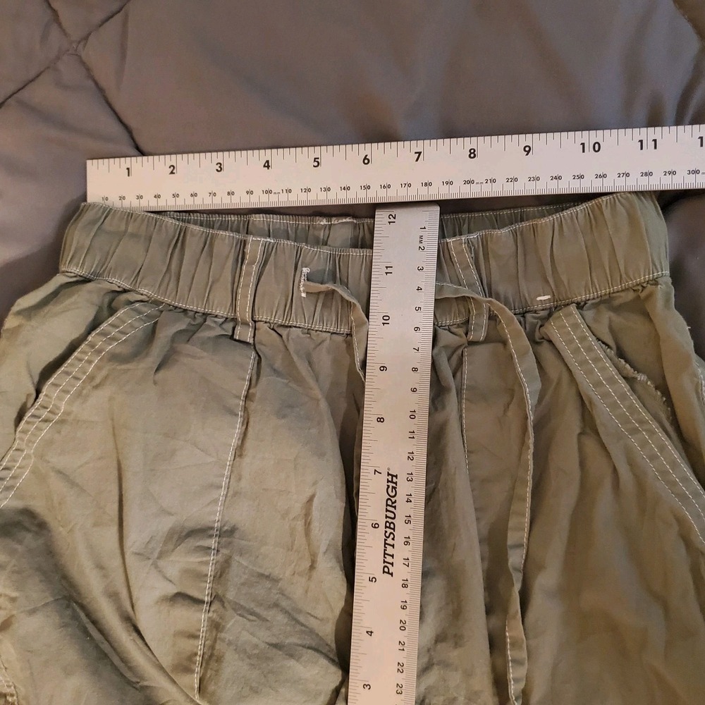 C&C California Women's Lyocell Cargo Jogger Pants Gray Size L - Picture 6 of 7
